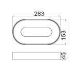 Светильник настенно-потолочный Oasis Light W3491L-3K