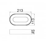 Светильник настенно-потолочный Oasis Light W3491S-3K