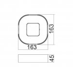 Светильник настенно-потолочный Oasis Light W3501S-3K