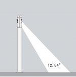 Светильник столб уличный 1 поворотный модуль Oasis Light W6142-1-1300