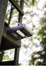 Светильник настенный на солнечной батарее с 1 поворотным модулем Oasis Light W6144S-1-SL