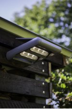 Светильник настенный на солнечной батарее с 2 поворотными модулями Oasis Light W6144S-2-SL