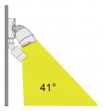 Светильник настенный с 3 поворотными модулями и датчиком движения Oasis Light W6219A-PIR
