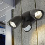 Светильник настенный с 3 поворотными модулями и датчиком движения Oasis Light W6219A-PIR