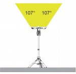 Прожектор на штативе с 2 поворотными модулями Oasis Light W6290