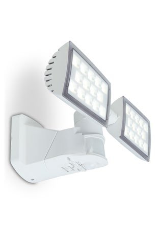 Прожектор настенный-потолочный с 2 поворотными модулями, датчиком движения/освещенности Oasis Light W6294