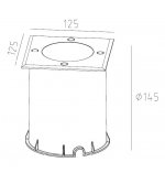 Светильник встраиваемый Oasis Light W77248