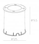 Светильник встраиваемый Oasis Light W77249
