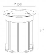 Светильник встраиваемый Oasis Light W77255