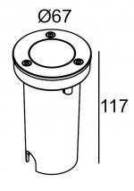 Светильник встраиваемый Oasis Light W77263