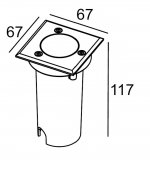 Светильник встраиваемый Oasis Light W77264
