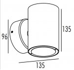 Светильник настенный Oasis Light W78108-Cob-3K