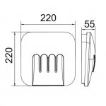 Светильник настенный Oasis Light W1872 S
