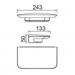 Светильник настенный Oasis Light W1881S S