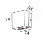 Светильник настенный 1 луч Oasis Light W78328 S