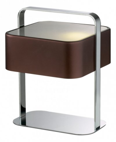 

Настольная лампа Odeon light 2048/1T Turon хром/коричневый, 2048/1T