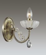 Светильник настенный бра Odeon light 3138/1W PERLITA