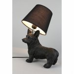 Светильник настольный Omnilux OML-16304-01 (черная собака)
