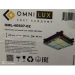 Светильник настенно потолочный  Omnilux OML-40507-02 Carvalhos