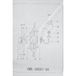 Светильник бра Omnilux OML-50501-01 Fronteira с черным ободом