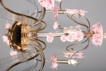 Люстра подвесная с розами Omnilux OML-70413-08 Muntiggioni