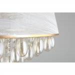 Люстра подвесная хрустальная с абажуром Omnilux OML-71803-08 Pineto