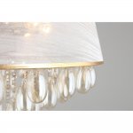 Люстра подвесная хрустальная с абажуром Omnilux OML-71803-08 Pineto