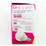 Лампа светодиодная ОНЛАЙТ 71 643 ОLL-G45-6-230-2.7K-E14