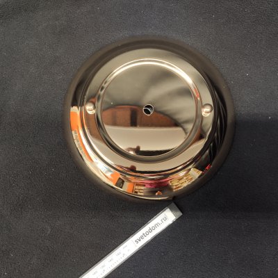 Основание потолочное чаша для светильников золотого цвета 200мм 1 вывод