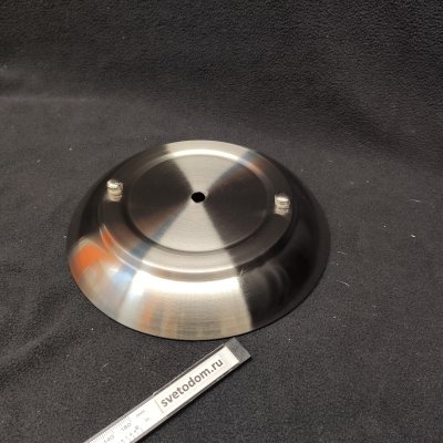 Основание потолочное чаша для светильника 200мм никель 1 вывод