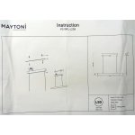 Светильник подвесной белый Maytoni P010PL-L23W