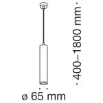 Подвесной светильник Maytoni P020PL-01GF Shelby