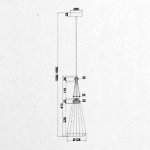 Светильник подвесной Maytoni P028PL-01PN розовый