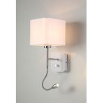 Светильник бра Crystal Lux PACO AP2 CHROME/WHITE (3460/402)