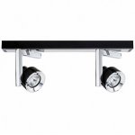 Paulmann 60234 SL Turn Balken 2x40W GU10 Sz/Chr