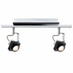 Paulmann 60257 SL Phase Stange 2x4W Schwarz Chrom