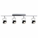 Paulmann 60258 SL Phase Stange 4x4W Schwarz Chrom