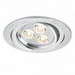 Paulmann 92530 Premium EBL Aria rund schw LED 3x3W Alu