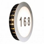 Paulmann 93769 Spec.Haus-Nr. Sun IP44 LED 1x5,6W Edelst