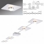 Paulmann 95075 PadLED System Set 4x10W 8m Wei?/Chrom