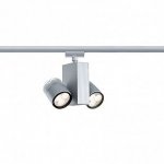 Paulmann 95088 Cветильник LED для шинной системы URailSpot TecLed 2x9W, 230V , хром матовый