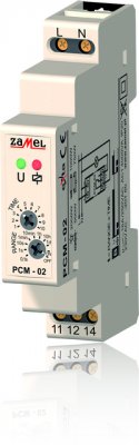 Zamel Реле времени с задержкой на выкл 16А IP20 на DIN рейку (PCM-02) Zamel Реле времени с задержкой на выкл 16А IP20 на DIN рейку (PCM-02)