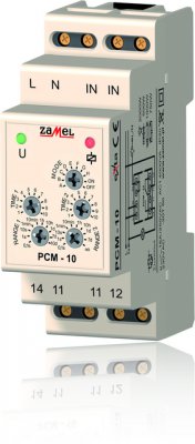 Zamel Реле времени многофункциональное 2 диапазона времени 16А IP20 на DIN рейку (PCM-10) Zamel Реле времени многофункциональное 2 диапазона времени 16А IP20 на DIN рейку (PCM-10)