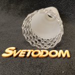 Плафон стекло белый G9 (20мм резьба) OL 1895 / 1804 Coli