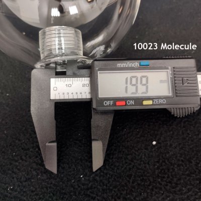 Плафон стекло прозрачный шар 100мм G9 с резьбой 20мм SL1133.2 BOPONE