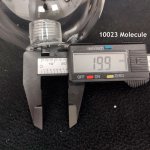 Плафон стекло прозрачный шар 100мм G9 с резьбой 20мм SL1133.2 BOPONE