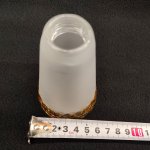 Плафон стекло белый+янтарный Odeon Light к артикулу 1805 Coli G9 резьба