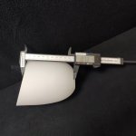 Плафон стекло белый матовый со скосом 120*165мм Е27 (43мм посадка) Евро 30107 Stefanie