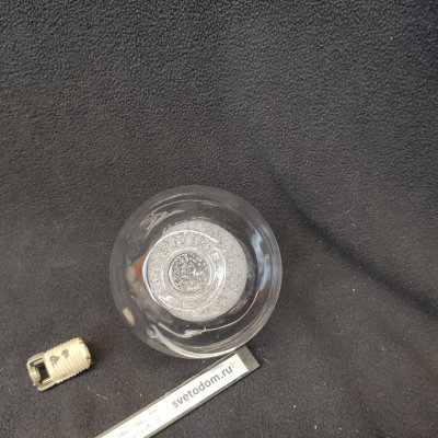 Плафон стекло двойное шар 100мм под резьбу G9 20мм 3360 V2