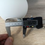 Плафон стекло шар белый матовый 100мм с резьбой 30мм OL 4359 LOLLA